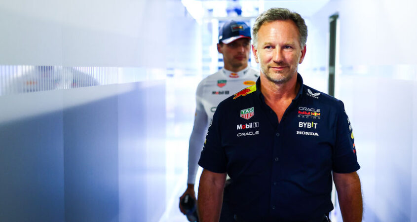 christian horner en max verstappen