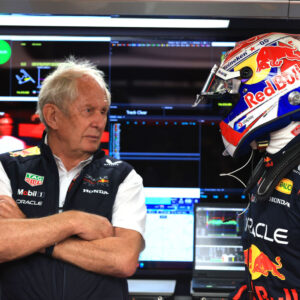 Helmut Marko en Max Verstappen