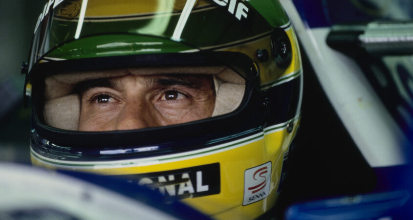 Ayrton Senna helm