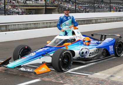 stunt Veekay Indy 500