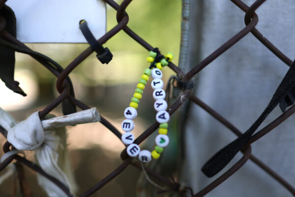 FOTOSERIE GP Emilia-Romagna:  Vriendschapsbandje voor Ayrton Senna