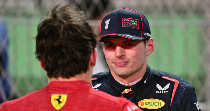 Leclerc Verstappen