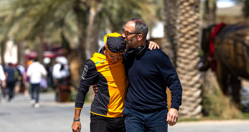 Adam Norris en Lando Norris