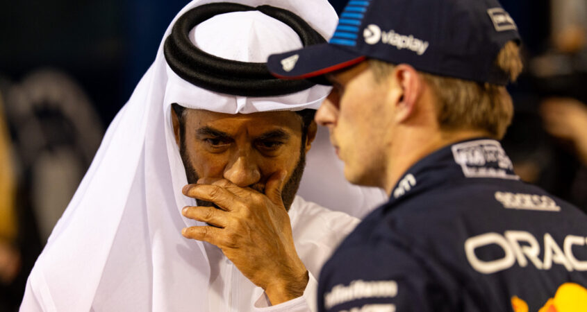 mohammed ben sulayem en max verstappen