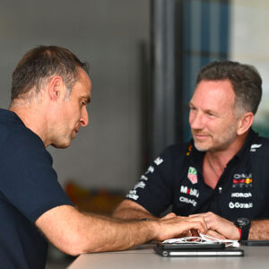 Oliver Mintzlaff en Christian Horner