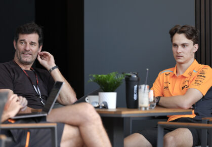 mark webber en oscar piastri