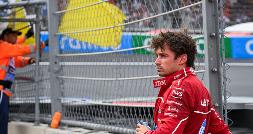 einde ferrari Charles Leclerc Dutch GP