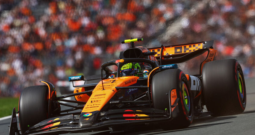 Norris eerste training Dutch GP