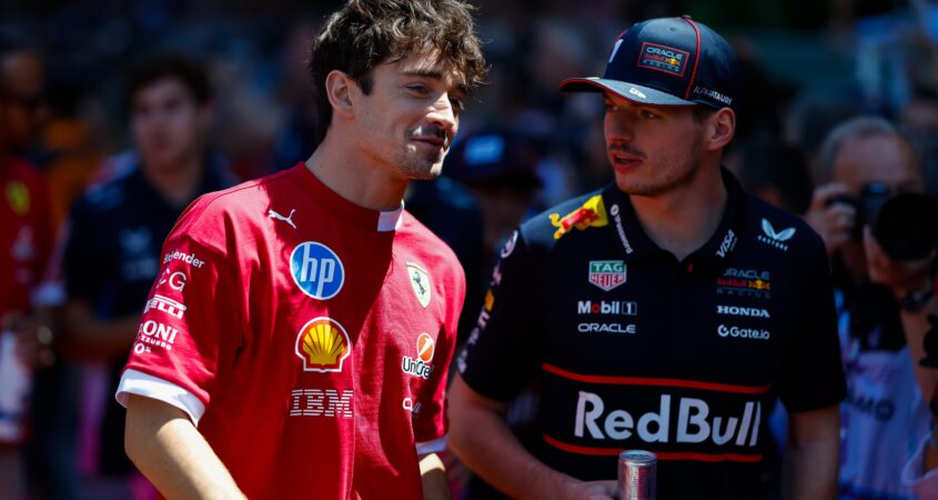 Leclerc Verstappen