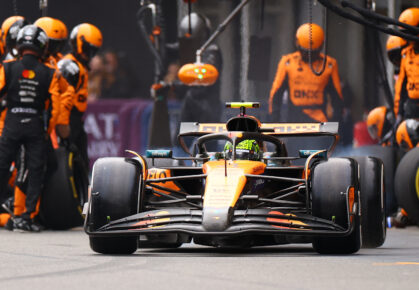 Norris pitstop