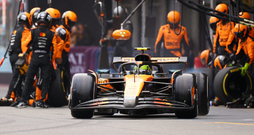 Norris pitstop
