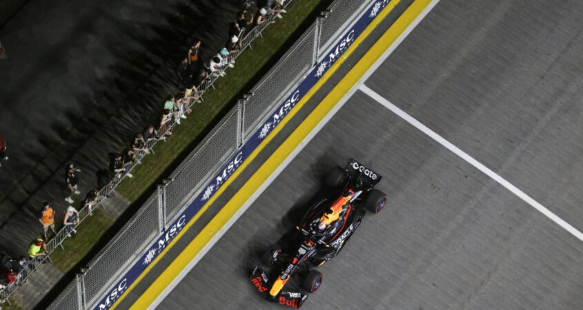 Verstappen spanning Singapore