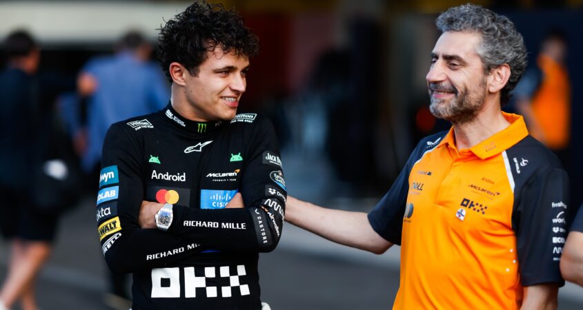 Lando Norris Andrea Stella