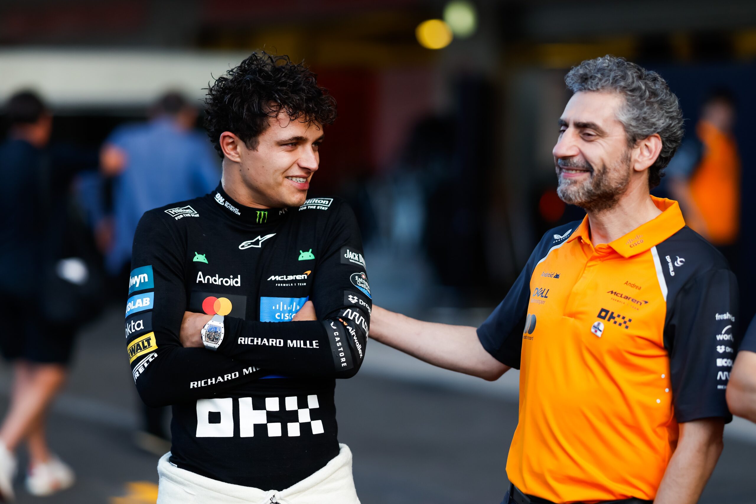 Lando Norris Andrea Stella