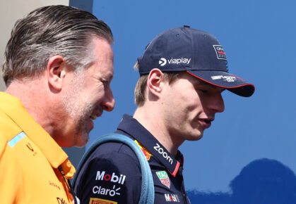 Zak Brown Verstappen