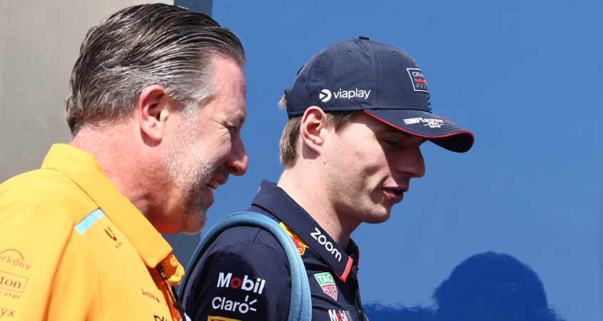 Zak Brown Verstappen