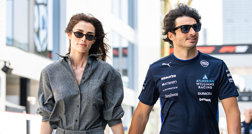 carlos sainz en vriendin