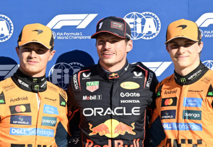 Hamilton McLaren Verstappen