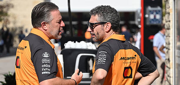 McLaren Zak Brown Andrea Stella