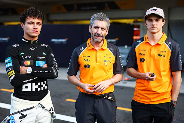 Andrea Stella Lando Norris Oscar Piastri
