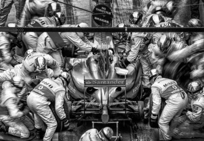 pitstop Lewis Hamilton