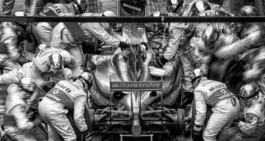 pitstop Lewis Hamilton