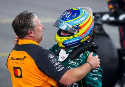 Zak Brown Alonso Indy 500
