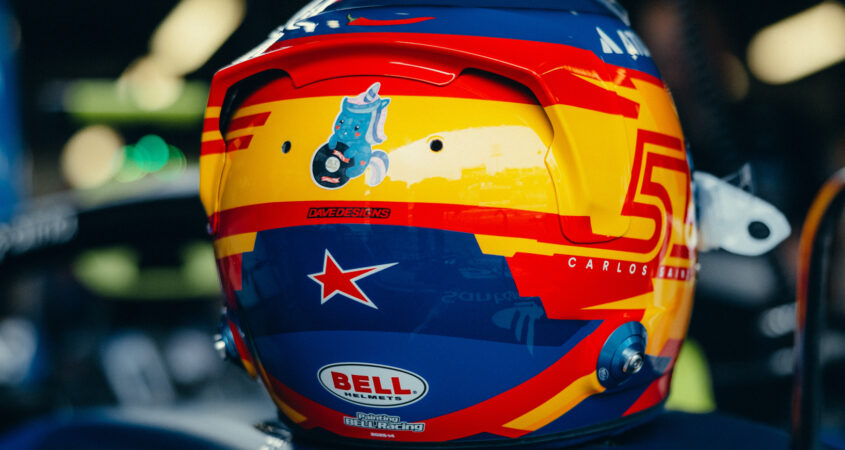 Sainz eenhoornsticker