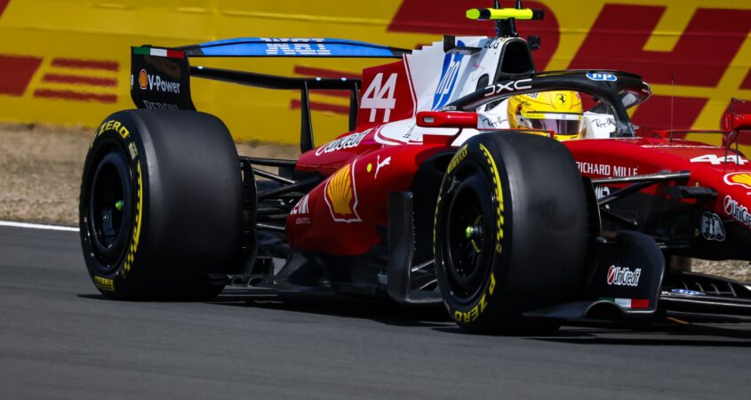 Macarena-achtervleugel Ferrari