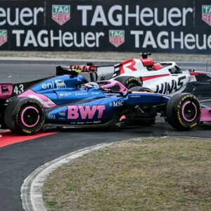 Esteban Ocon en Franco Colapinto