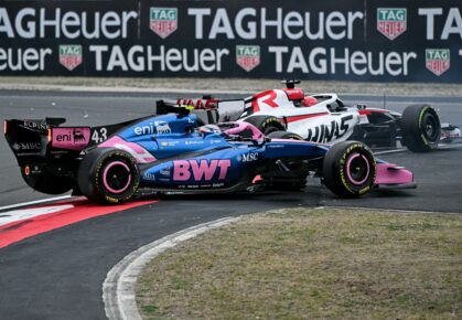 Esteban Ocon en Franco Colapinto