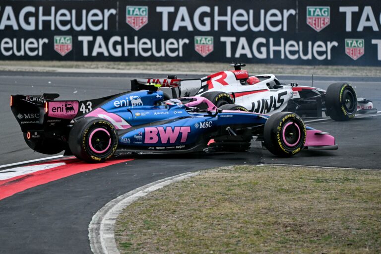 Esteban Ocon en Franco Colapinto