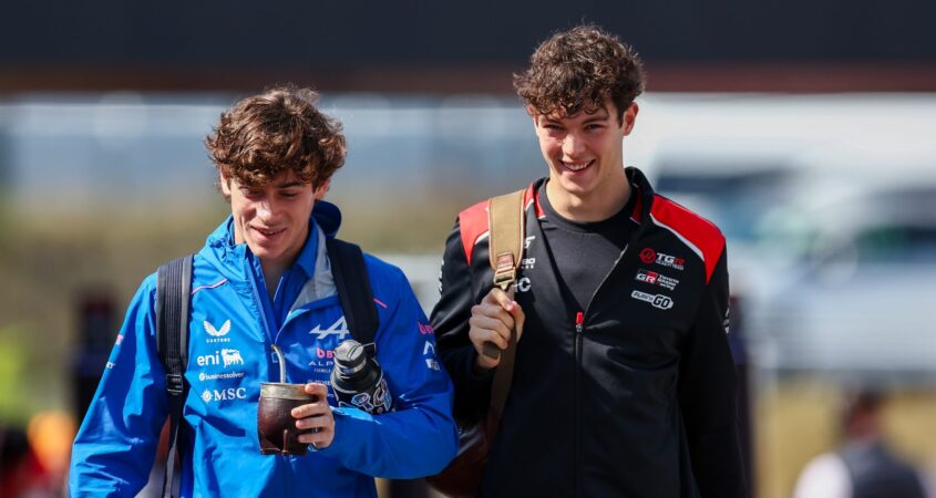 Franco Colapinto en Oliver Bearman