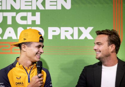 Giedo van der Garde en Lando Norris