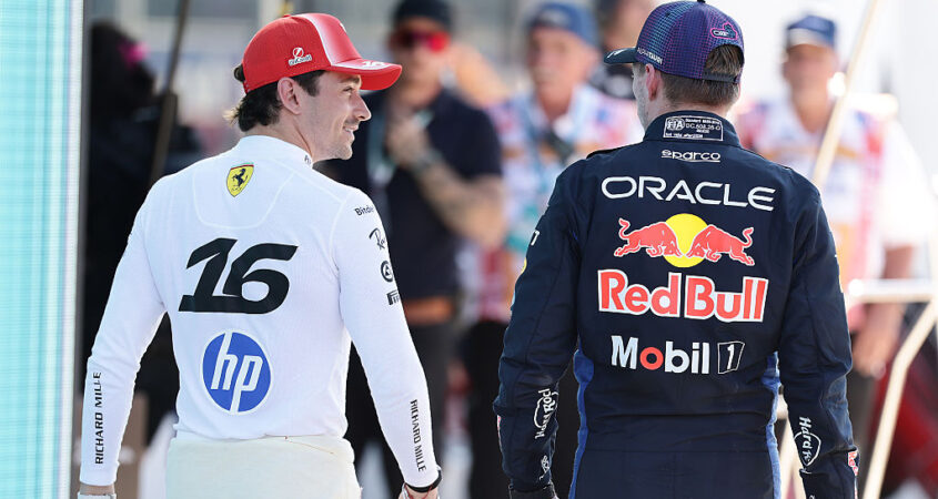 Verstappen Leclerc
