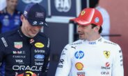 Max Verstappen en Charles Leclerc