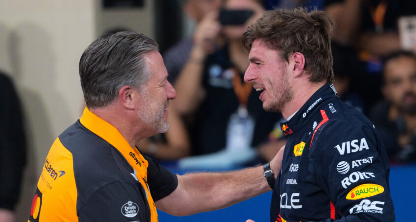 Zak Brown Max Verstappen