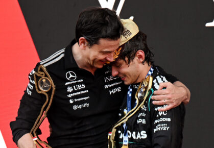 Toto Wolff podium Monaco
