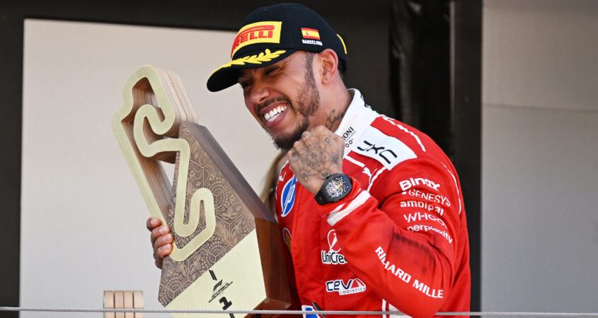 John Elkann Lewis Hamilton
