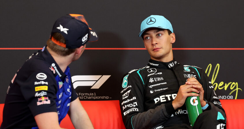 Max Verstappen George Russell