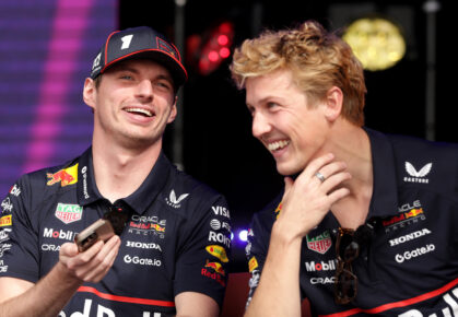 Liam Lawson Max Verstappen