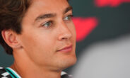 George Russell tijdens de GP Groot-Brittannië