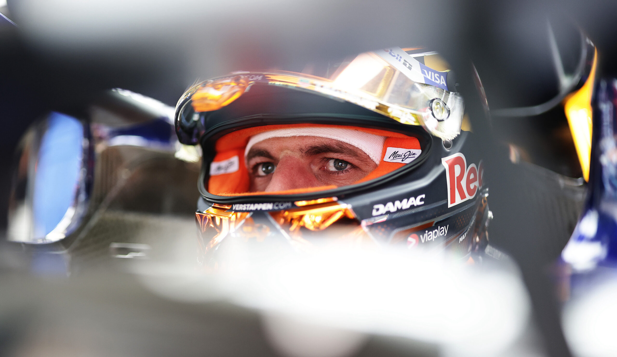 Max Verstappen blauwe vlaggen