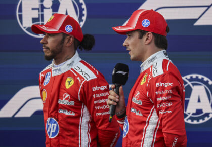 Charles Leclerc Lewis Hamilton