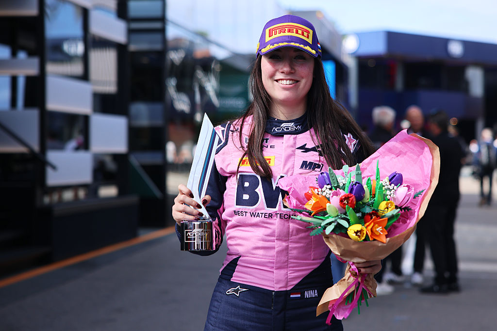 Nina Gademan zorgt alvast voor Nederlands succes, pakt tweede F1 Academy-podium op Zandvoort