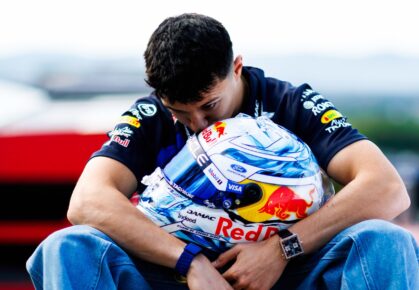Isack Hadjar helm Dutch GP