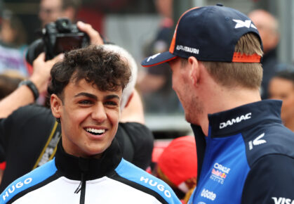 Arvid Lindblad Verstappen Leclerc