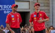 Hamilton Leclerc Ferrari