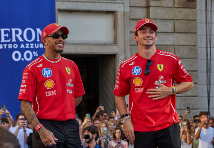 Hamilton Leclerc Ferrari