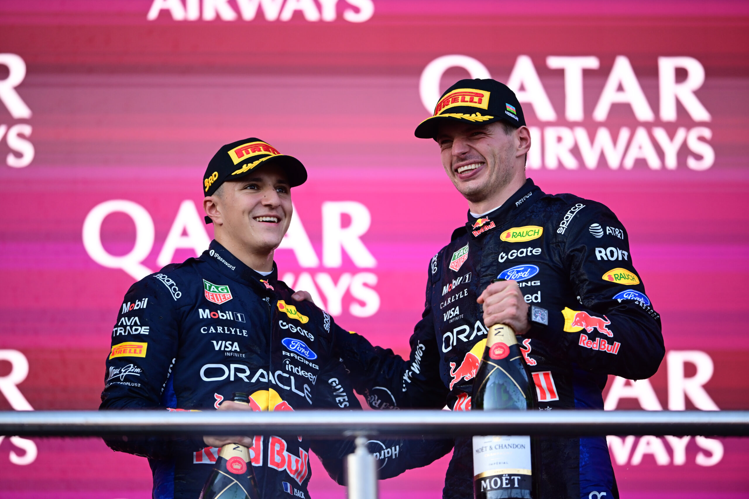 Isack Hadjar Max Verstappen